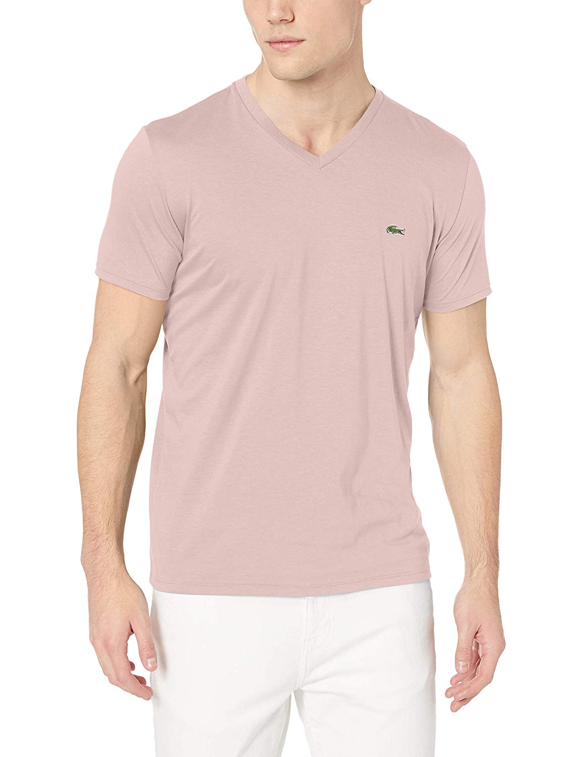 Lacoste Men's Pima Jersey V-Neck T-Shirt