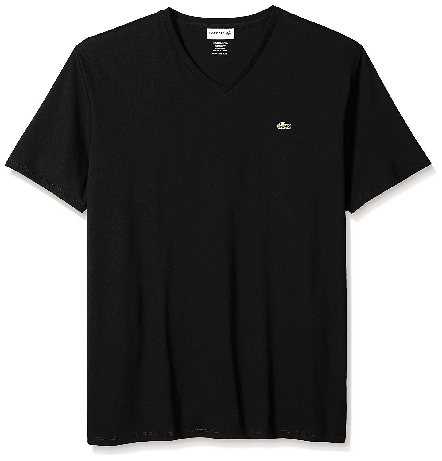 Lacoste Men's Pima Jersey V-Neck T-Shirt
