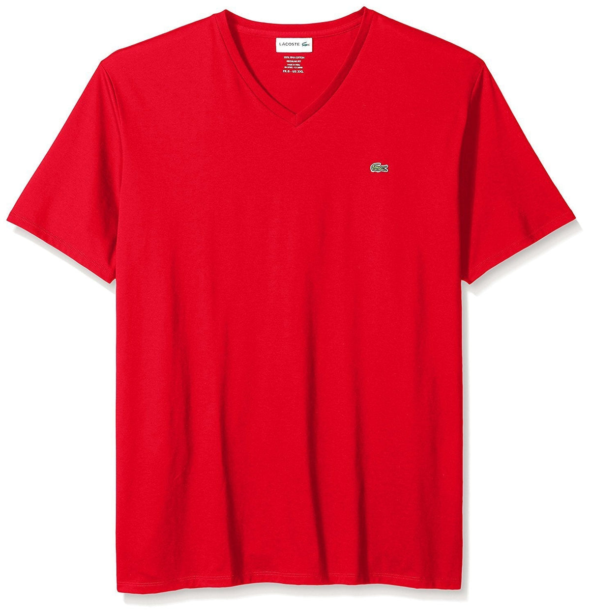 Lacoste Men's Pima Jersey V-Neck T-Shirt