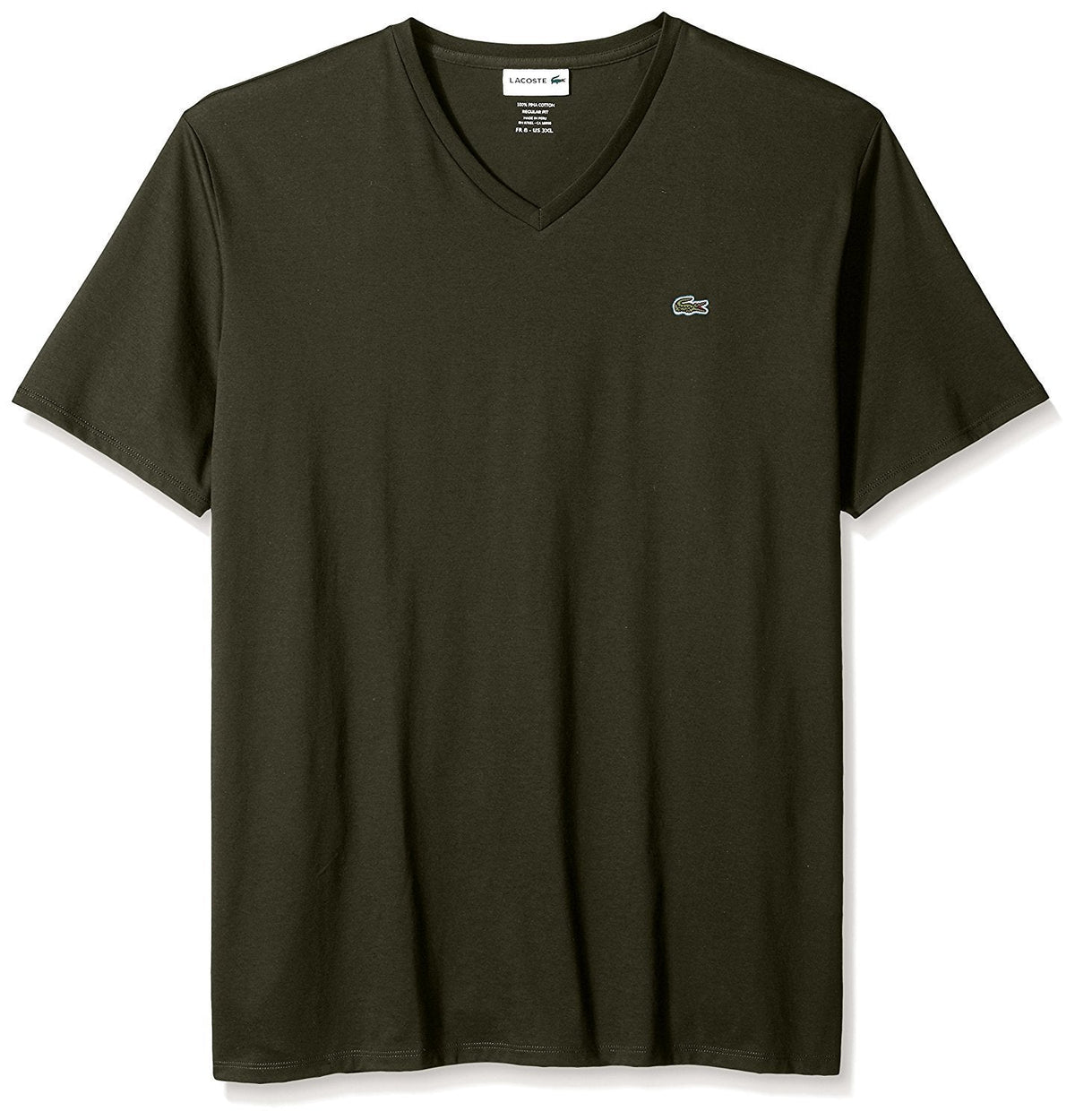 Lacoste Men's Pima Jersey V-Neck T-Shirt