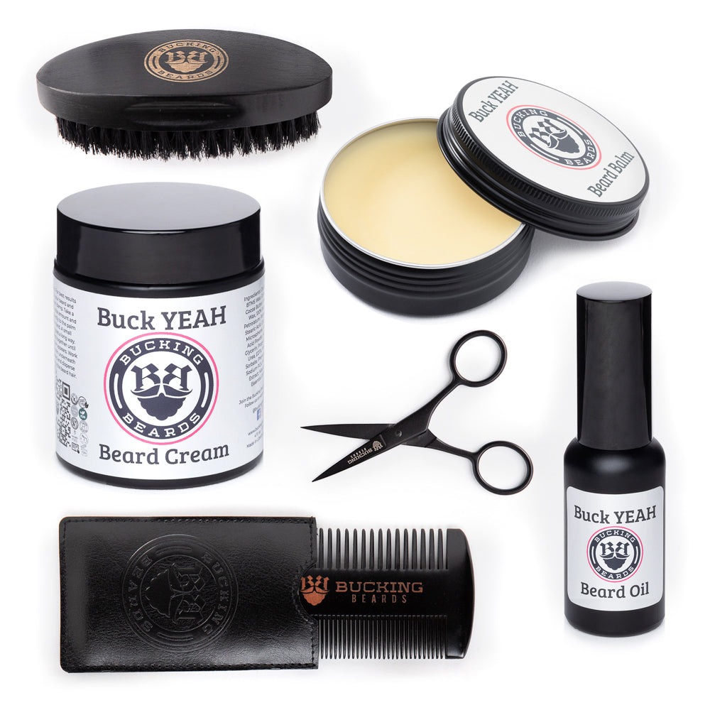 Men's Beard Grooming Set, 4 Pieces