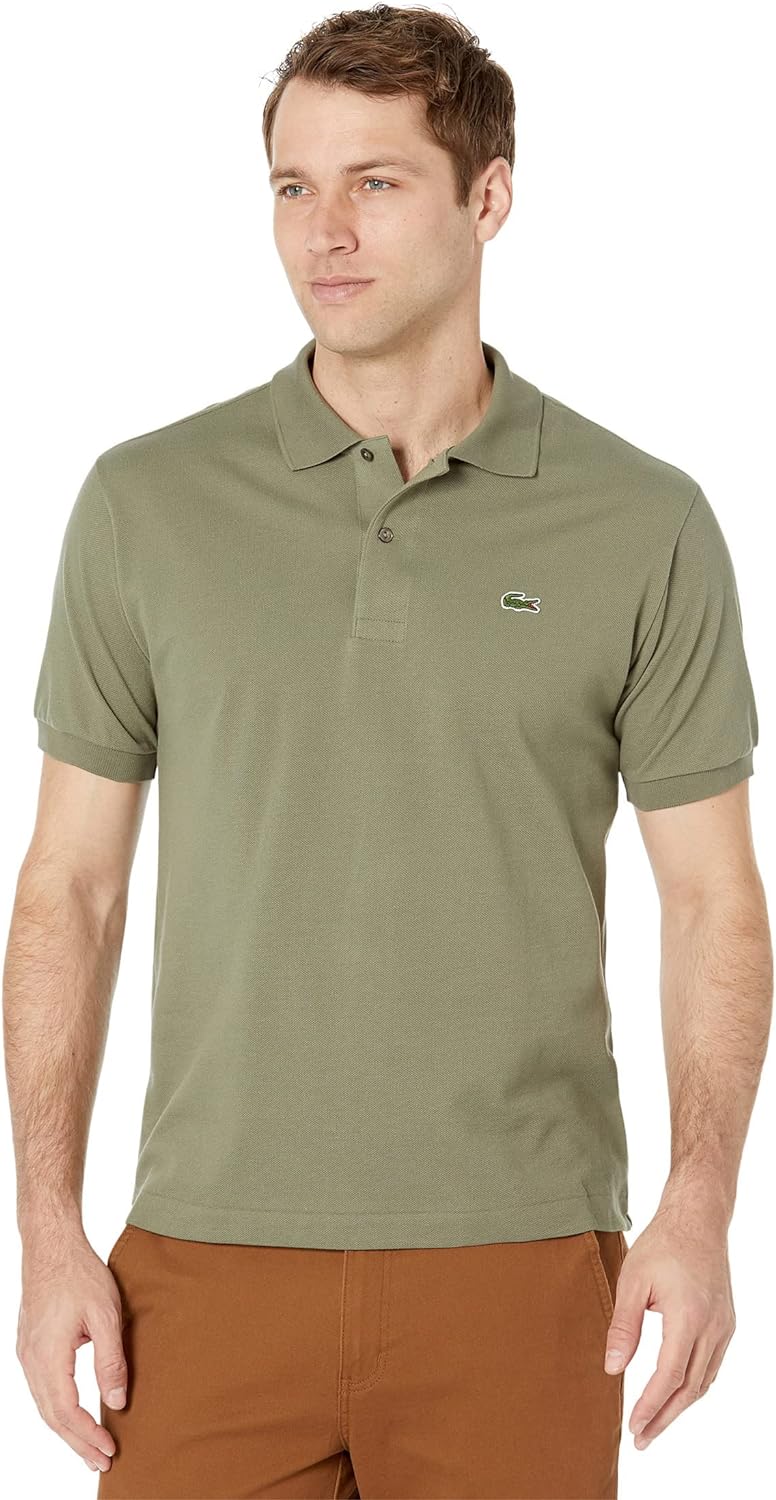 Lacoste Men's Pima Jersey Interlock Regular Fit Polo