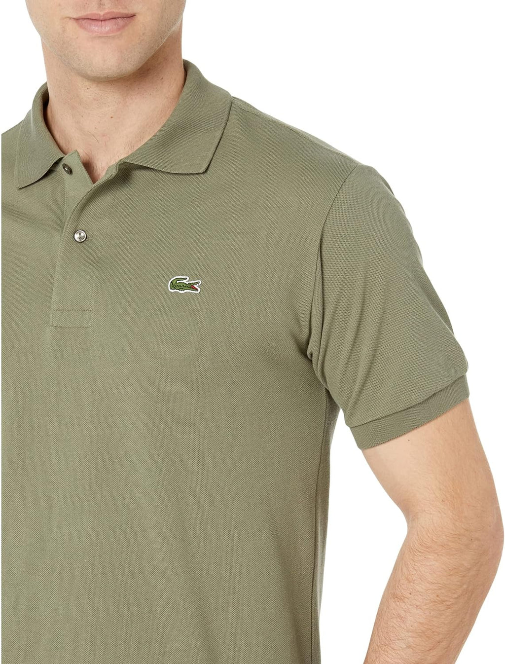 Lacoste Men's Pima Jersey Interlock Regular Fit Polo