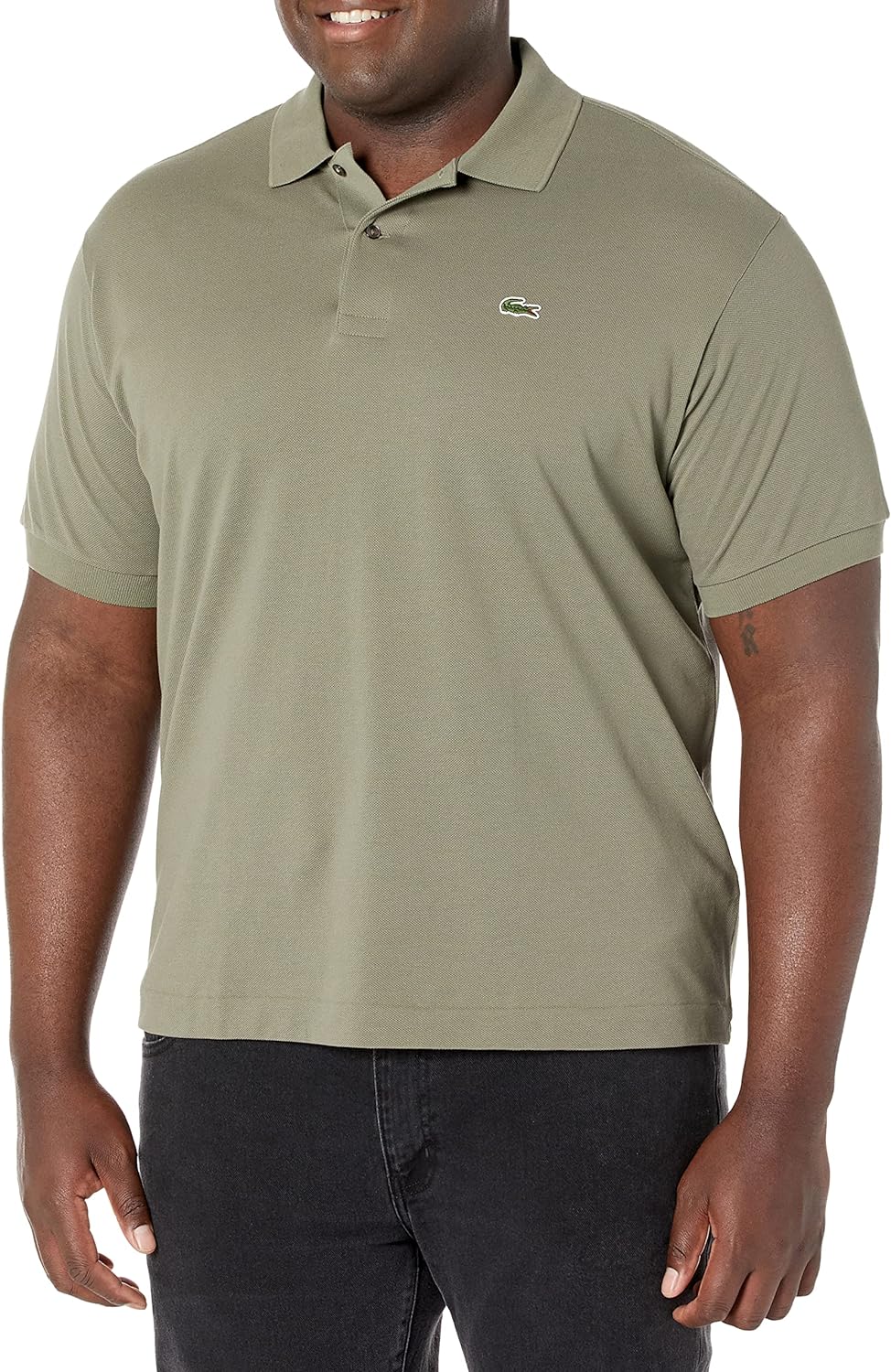 Lacoste Men's Pima Jersey Interlock Regular Fit Polo