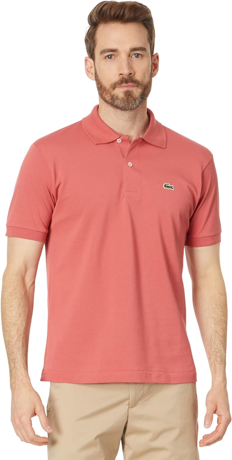 Lacoste Men's Pima Jersey Interlock Regular Fit Polo