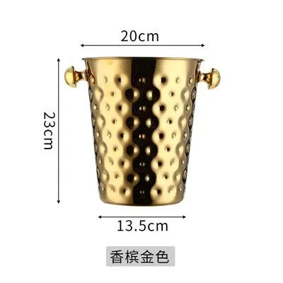 Stainless Steel Champagne & Wine Ice Bucket
