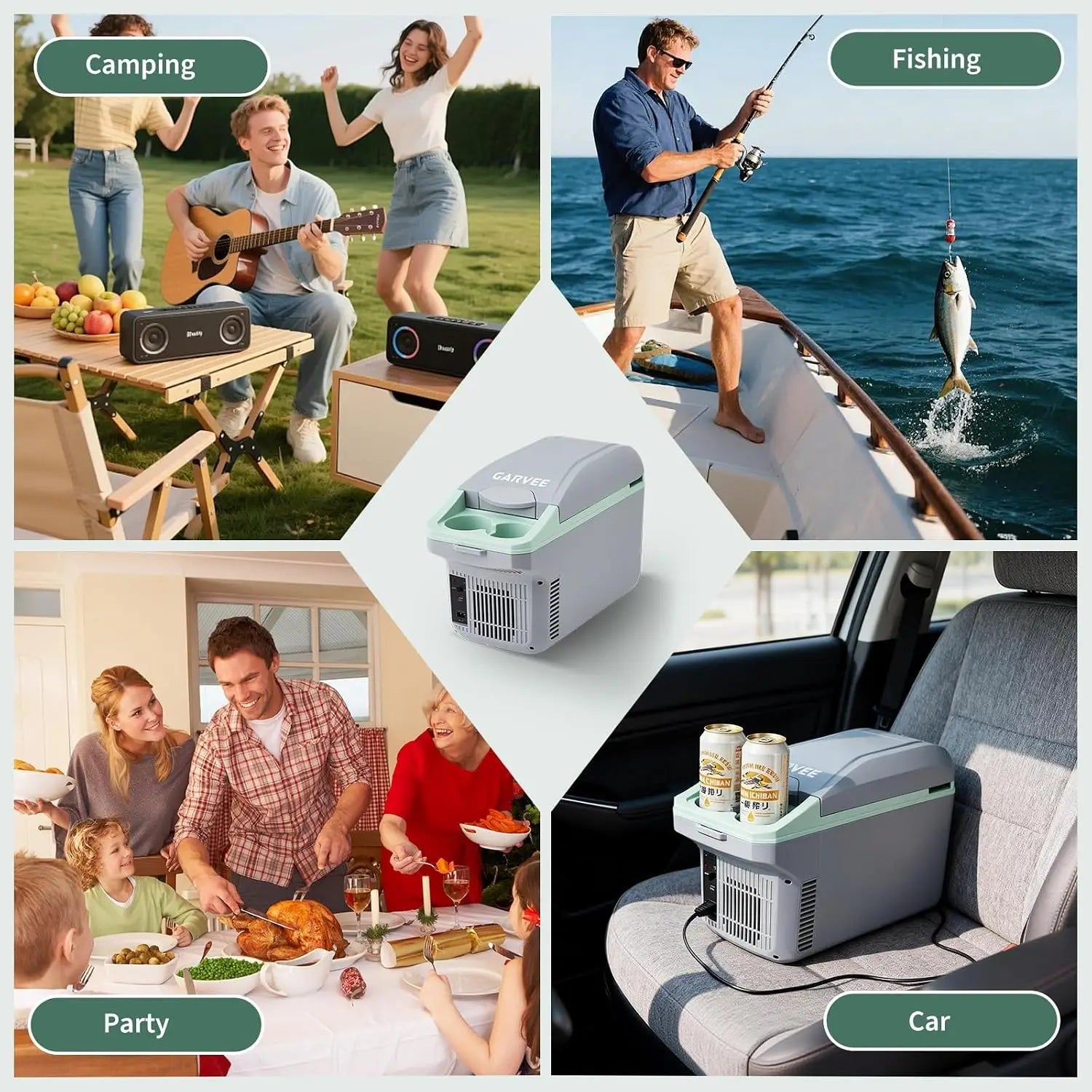 8L Portable Car Fridge & Warmer