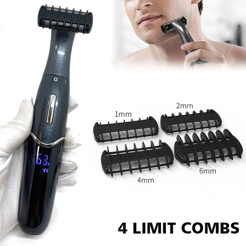 7 in 1 Electric Epilator & Precision Shaver Wet & Dry Use Black