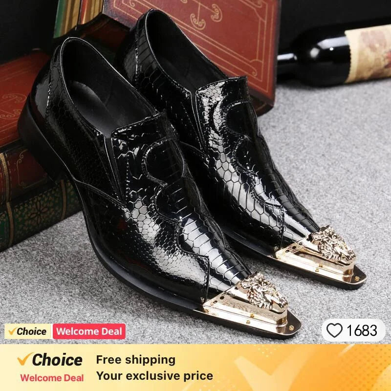 Pointed Mesh Derby Dress Shoes