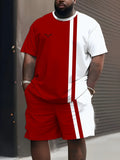 3D Print Tee & Drawstring Shorts Set