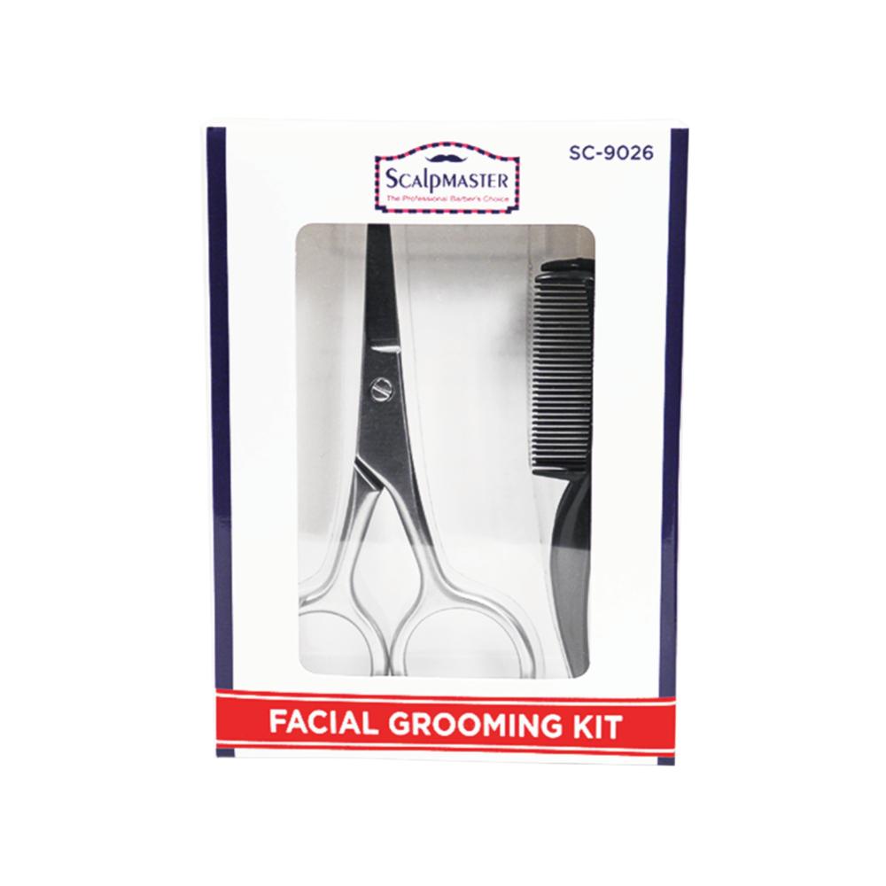 Scalpmaster Men's Facial Grooming Kit - 3pc