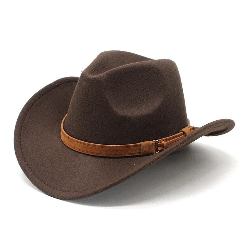White Western Cowboy Cap For Men's Vintage Unique Water-Resistant Classic Cowboy Hat Wedding Party White Wool Wide Brim Fedoras Winter Luxury Elegant Hats For Autumn