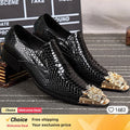 Pointed Mesh Derby Dress Shoes