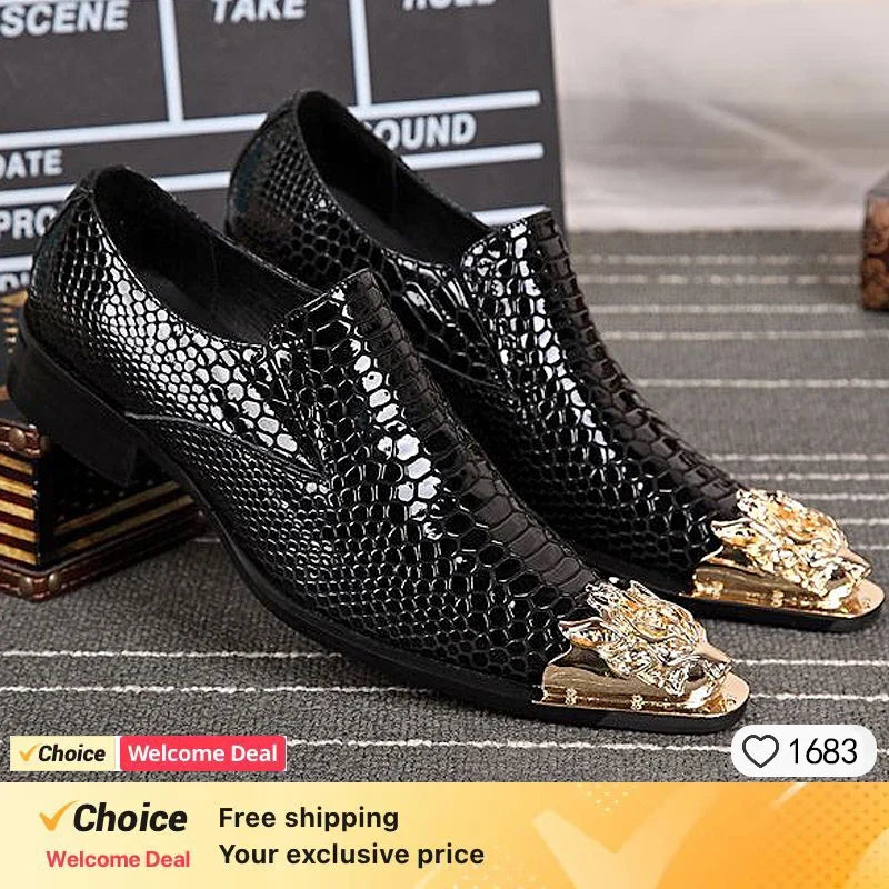 Pointed Mesh Derby Dress Shoes