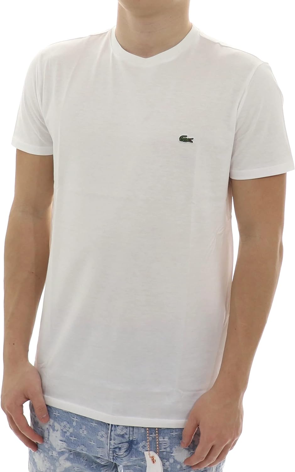 Lacoste Men's Pima Cotton Jersey Crew Neck T-Shirt
