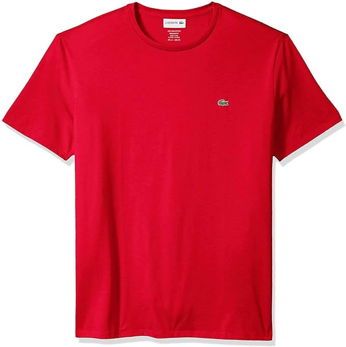 Lacoste Men's Pima Cotton Jersey Crew Neck T-Shirt
