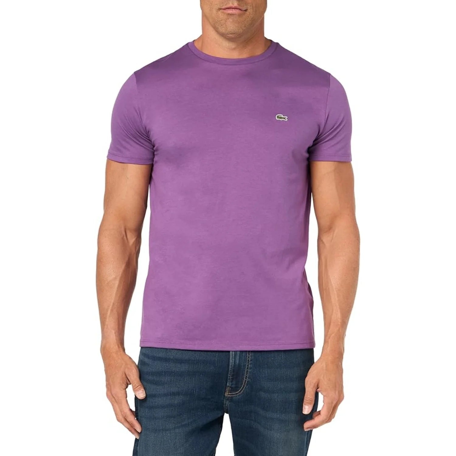 Lacoste Men's Pima Cotton Jersey Crew Neck T-Shirt