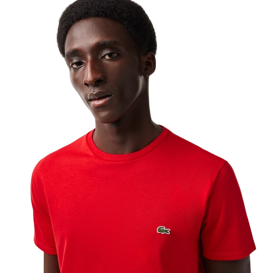 Lacoste Men's Pima Cotton Jersey Crew Neck T-Shirt