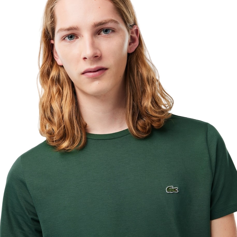 Lacoste Men's Pima Cotton Jersey Crew Neck T-Shirt