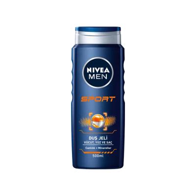 Nivea Men Sport Shampoo - Refreshing Lime Scented Hair and Body Wash for Active Men