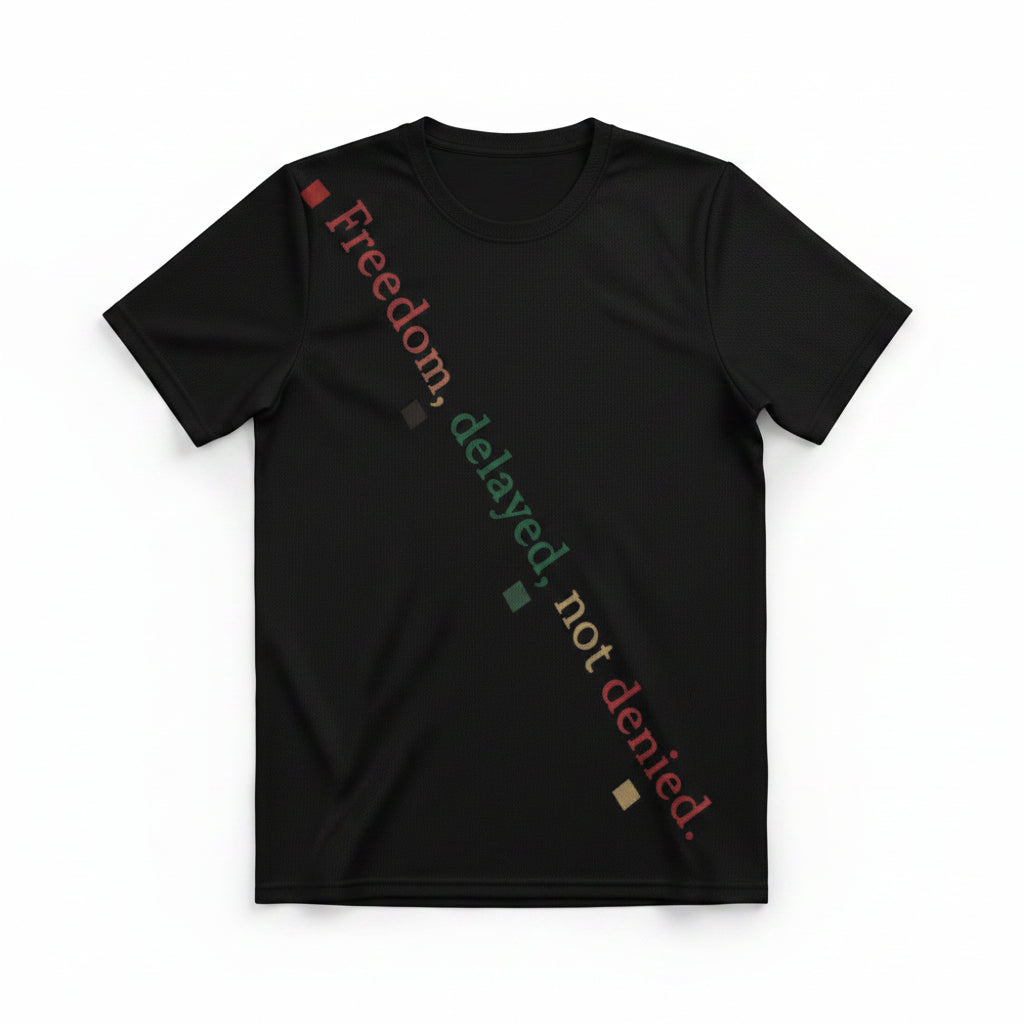Freedom Not Denied – Juneteenth Men's Graphic Tee