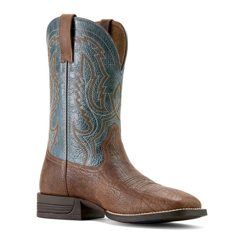 Ariat Men's Steadfast Cowboy Boot — Wide Square Toe, Leather