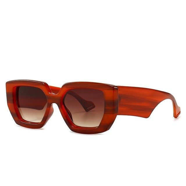 Classic Frames Style New Vintage Fashion Square Sunglasses For Men & Women Famous Luxury Design Big Frame Gradient SunGlasses For Female