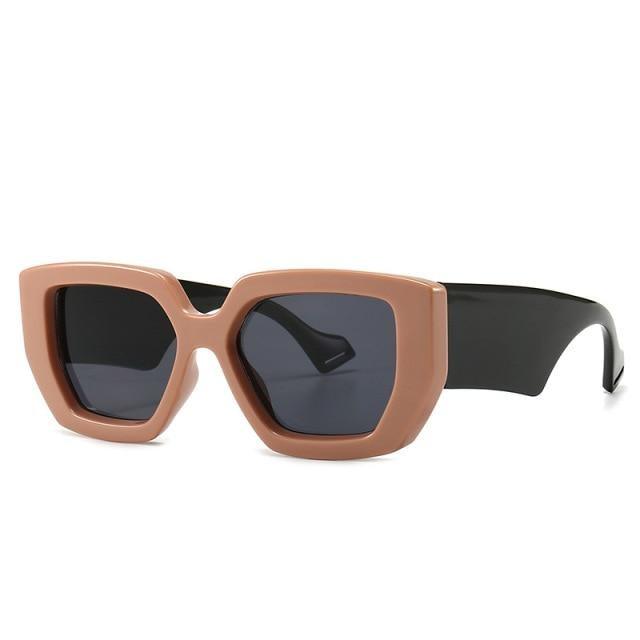 Classic Frames Style New Vintage Fashion Square Sunglasses For Men & Women Famous Luxury Design Big Frame Gradient SunGlasses For Female