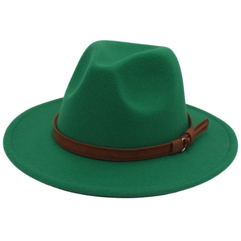 Luxury Fedoras Hats Women Men Fedora Hat Solid Wide Brim Winter Men Hat Autumn Soft Vintage Black Bright Color Cap  UV Protection Wide Brim Men Cap For Safari Beach Golf