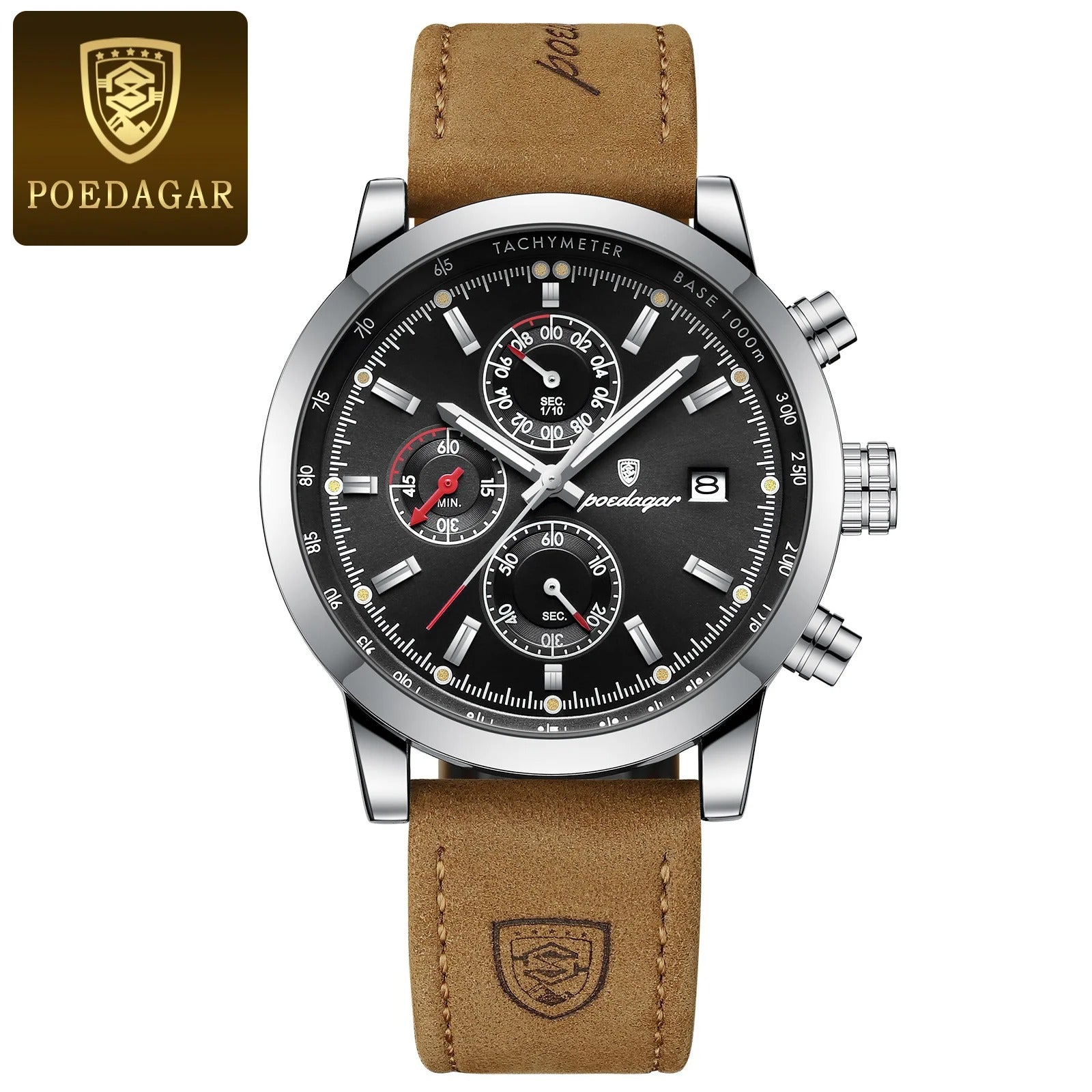 New Top Luxury Mens Watch Quartz Clock Waterproof Classic Automatic Chronograph Military Wrist Watches for Men