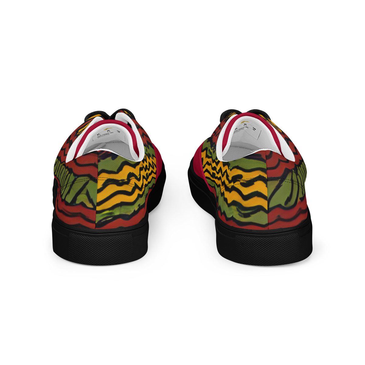 Tribal Lace-Up Canvas Shoes for Men