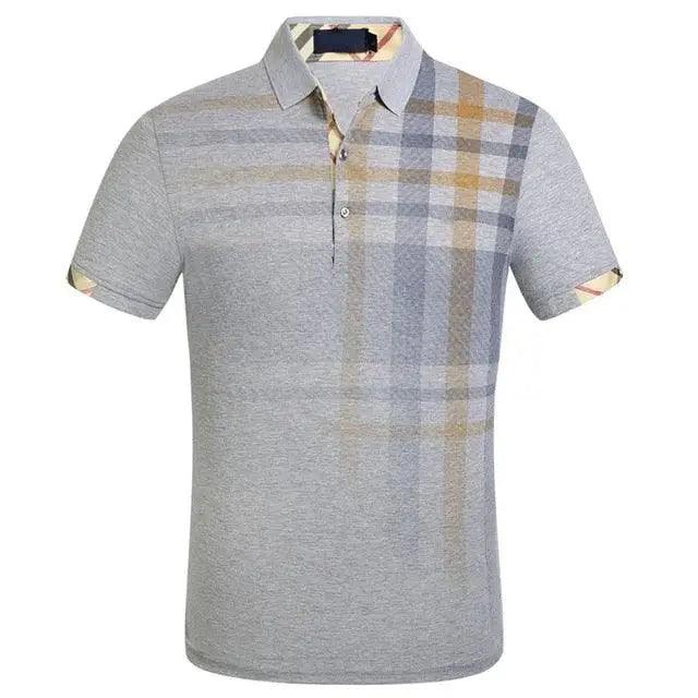 Cotton Polo Shirt — Short Sleeve, Slim Fit
