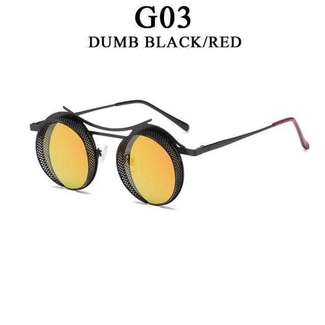 Retro Metal Round Circle Frame Sunglasses For Men New Fashionable New Round Shape Style Glasses For Women New Vintage Luxury Style Retro Sunglasses