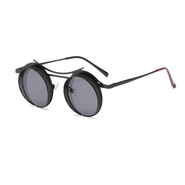 Retro Metal Round Circle Frame Sunglasses For Men New Fashionable New Round Shape Style Glasses For Women New Vintage Luxury Style Retro Sunglasses