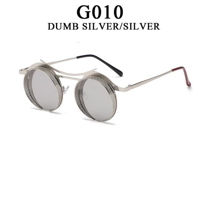 Retro Metal Round Circle Frame Sunglasses For Men New Fashionable New Round Shape Style Glasses For Women New Vintage Luxury Style Retro Sunglasses