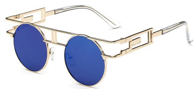 Round Polarized  Classic Sunglasses For Men & Women Style Vintage Sunglasses For Male New Round Shape Sunglasses In Metal Eyewear New Colorful Frames Circle Hippie Sunglasses