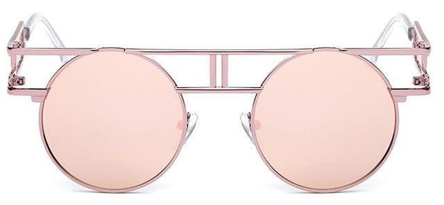 Round Polarized  Classic Sunglasses For Men & Women Style Vintage Sunglasses For Male New Round Shape Sunglasses In Metal Eyewear New Colorful Frames Circle Hippie Sunglasses