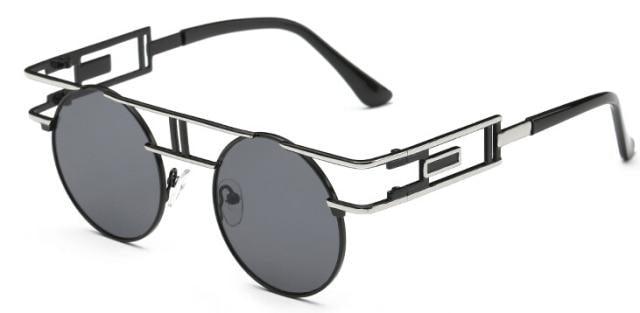 Round Polarized  Classic Sunglasses For Men & Women Style Vintage Sunglasses For Male New Round Shape Sunglasses In Metal Eyewear New Colorful Frames Circle Hippie Sunglasses