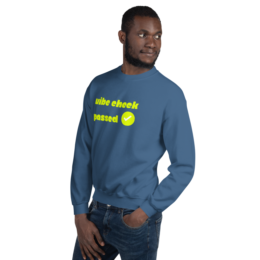 Check the Vibe Sweatshirt – “Vibe Check Passed”