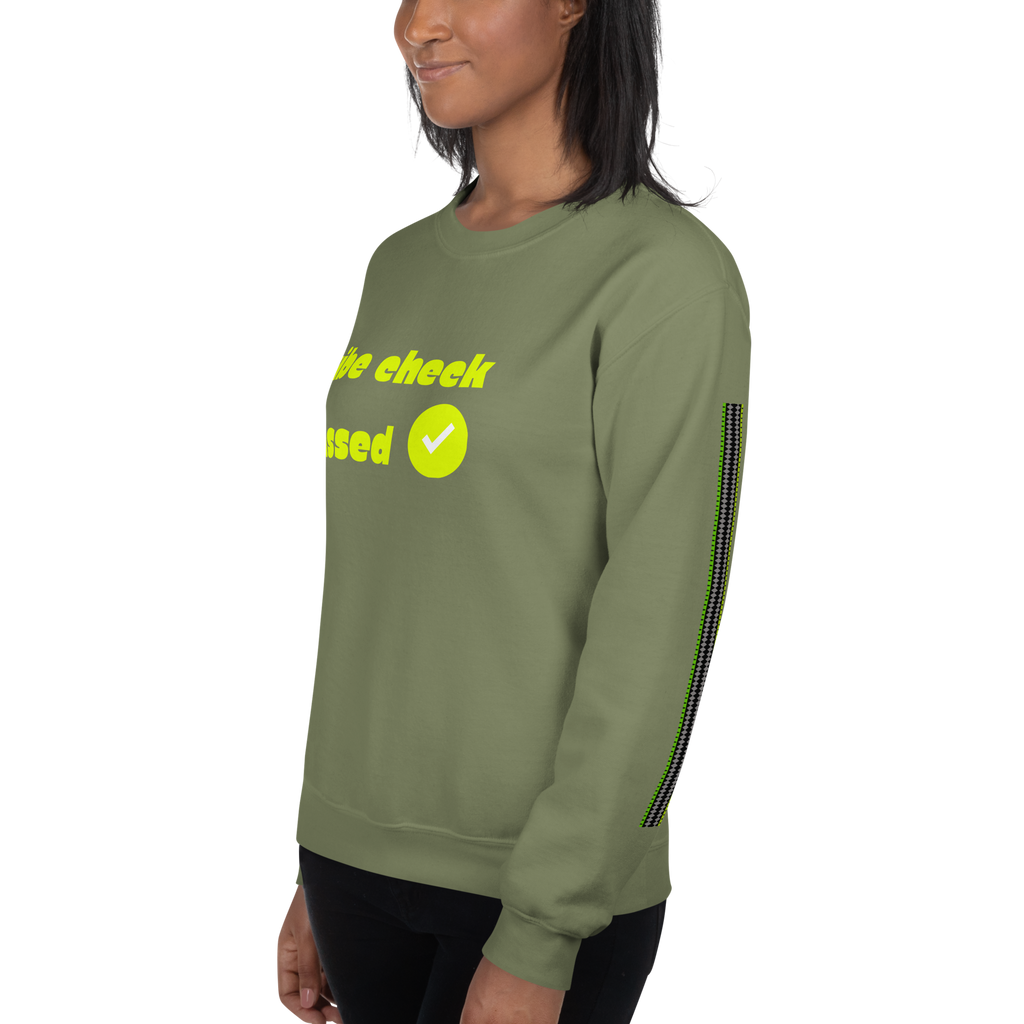 Check the Vibe Sweatshirt – “Vibe Check Passed”