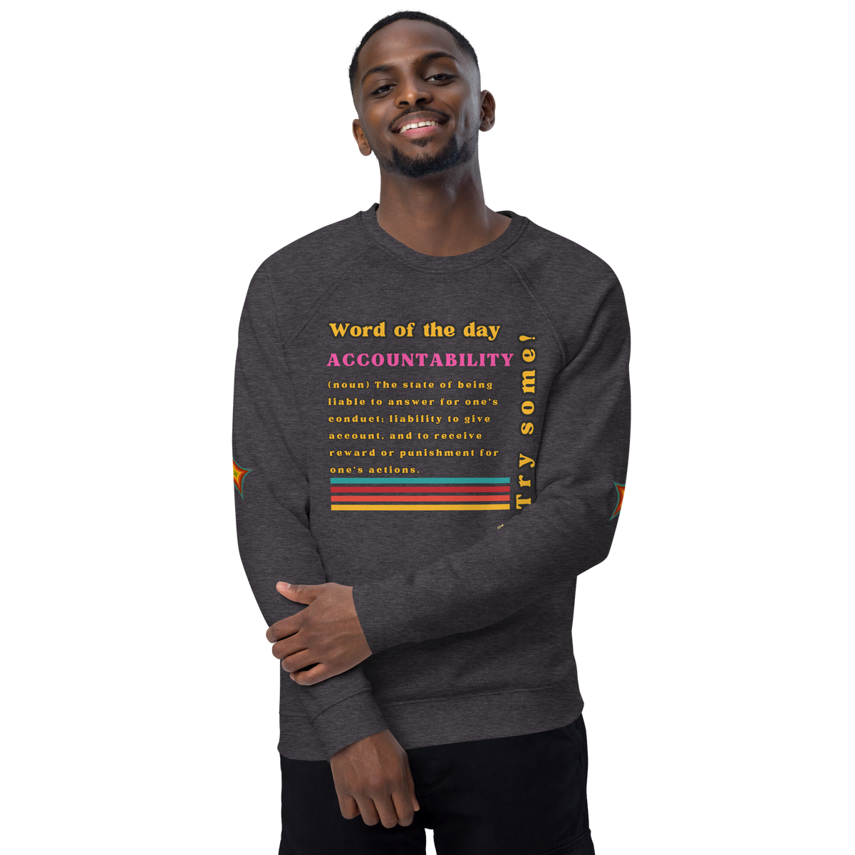Accountability Unisex Organic Raglan Sweatshirt