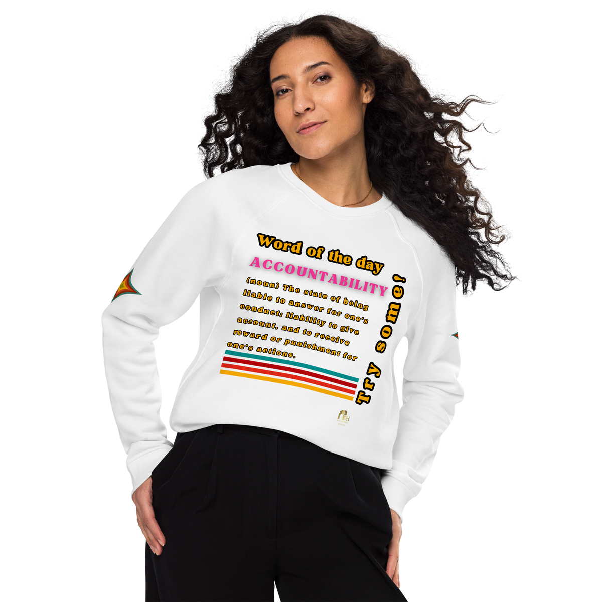 Accountability Unisex Organic Raglan Sweatshirt