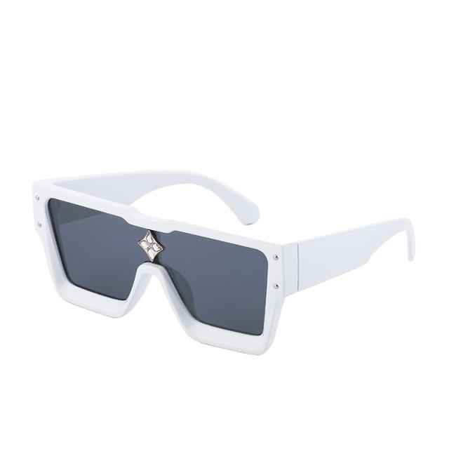 Vintage Oversized Colorful Frame Square Shape Luxury Design Sunglasses For Men Design Sunglasses For Women Oversized Square Sunglasses for Women Men