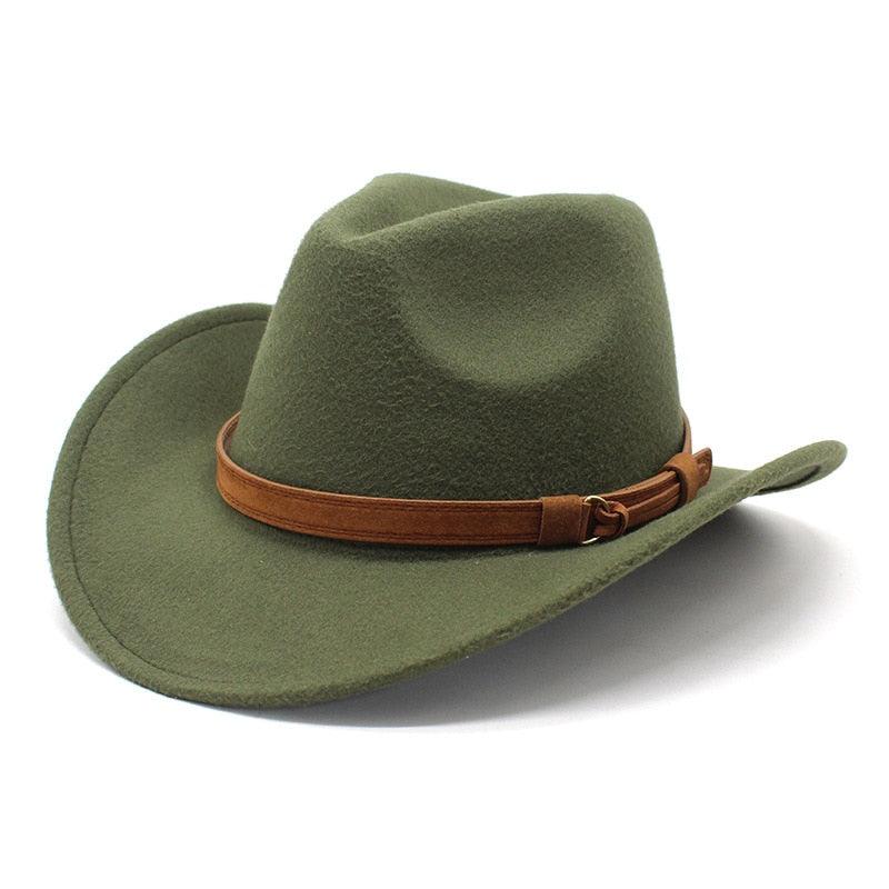 White Western Cowboy Cap For Men's Vintage Unique Water-Resistant Classic Cowboy Hat Wedding Party White Wool Wide Brim Fedoras Winter Luxury Elegant Hats For Autumn