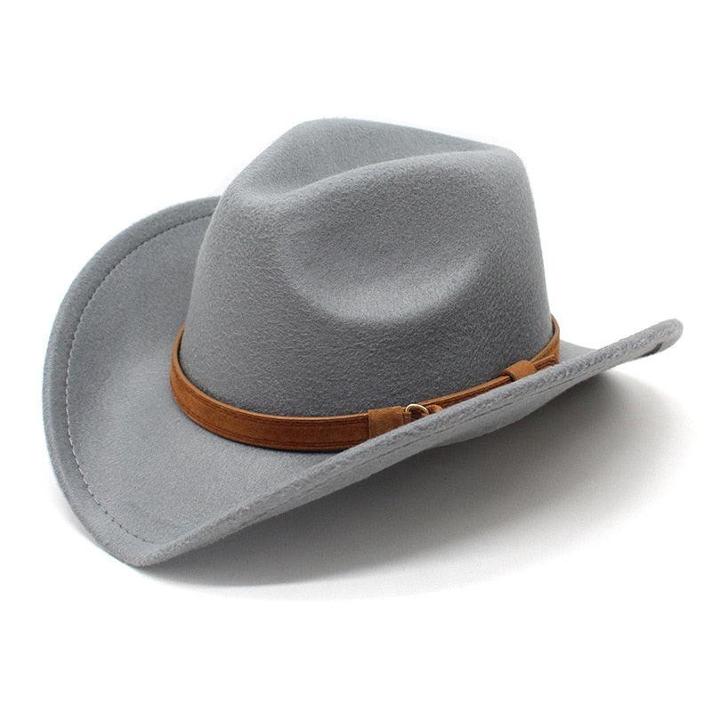 White Western Cowboy Cap For Men's Vintage Unique Water-Resistant Classic Cowboy Hat Wedding Party White Wool Wide Brim Fedoras Winter Luxury Elegant Hats For Autumn